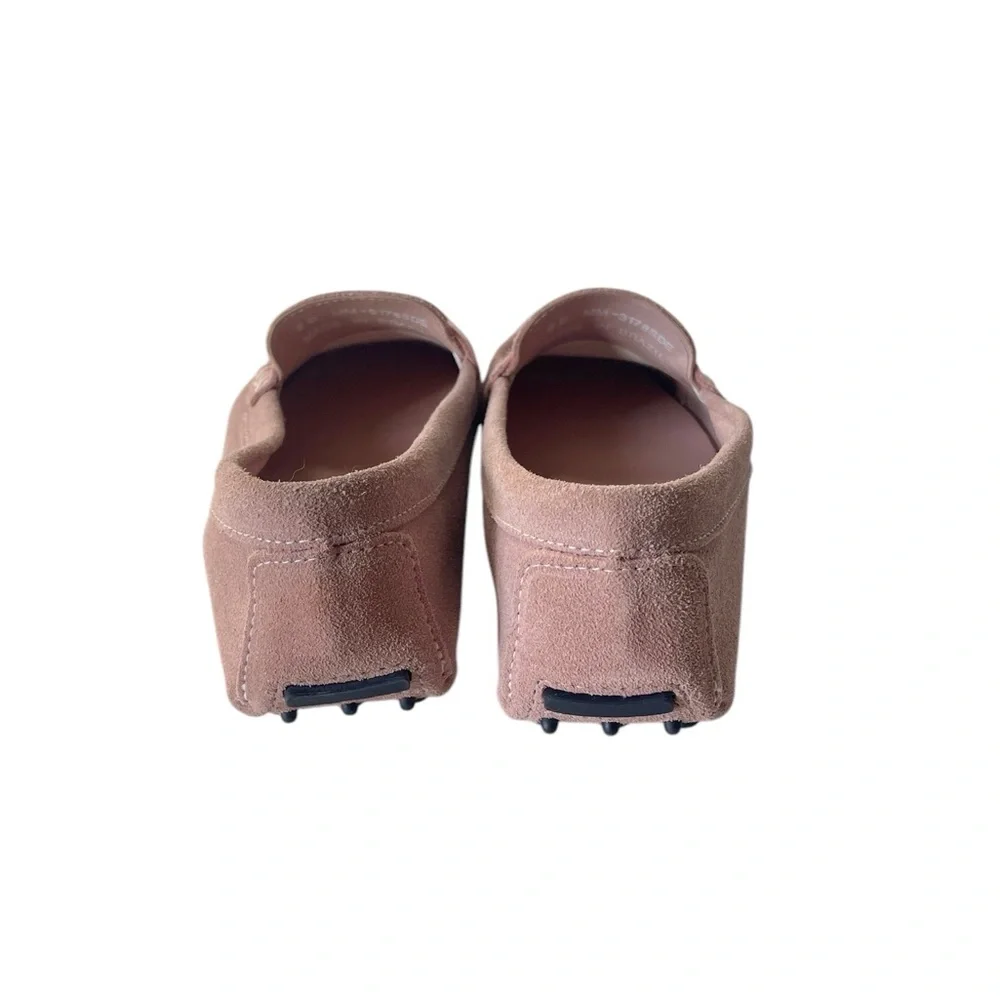 Mossimo Matteo pink suede driving loafer moccasins